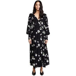 Free People floral midi dress